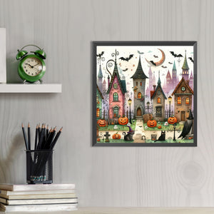 Modern Artist Town 40*40CM(Picture) Full Round Drill Diamond Painting