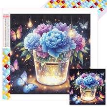 Load image into Gallery viewer, Glowing Flowers 40*40CM(Picture) Full Square Drill Diamond Painting
