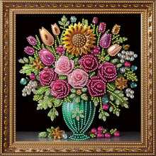 Load image into Gallery viewer, 4PCS Vase 30*30CM(Canvas) Partial Special Shaped Drill Diamond Painting
