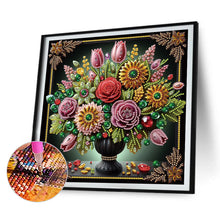 Load image into Gallery viewer, 4PCS Vase 30*30CM(Canvas) Partial Special Shaped Drill Diamond Painting
