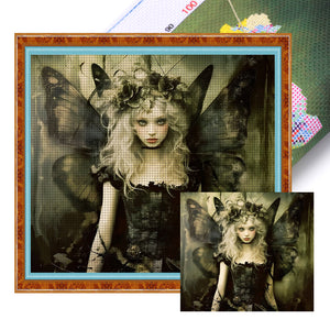 Huancan - Butterfly Fairy - 50*45CM 14CT 2 Stamped Cross Stitch