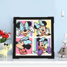 Load image into Gallery viewer, Mickey and Minnie Diamond Art Painting Kits with Frame for Kids Ages 4-8-12
