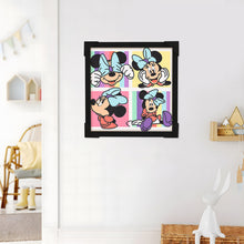Load image into Gallery viewer, Mickey and Minnie Diamond Art Painting Kits with Frame for Kids Ages 4-8-12
