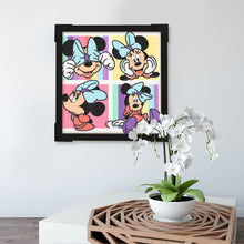 Load image into Gallery viewer, Mickey and Minnie Diamond Art Painting Kits with Frame for Kids Ages 4-8-12
