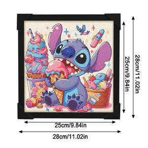 Stitch Diamond Art Painting Kits with Frame for Kids Ages 4-8-12 Art Crafts