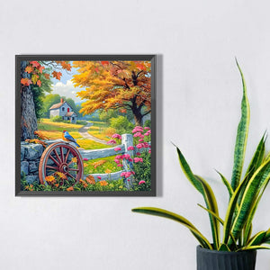 Farm 40*40CM(Picture) Full Square Drill Diamond Painting