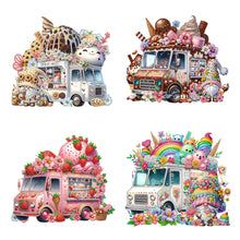 Load image into Gallery viewer, 4PCS Gnome 30*30CM(Canvas) Partial Special Shaped Drill Diamond Painting
