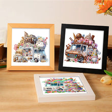 Load image into Gallery viewer, 4PCS Gnome 30*30CM(Canvas) Partial Special Shaped Drill Diamond Painting
