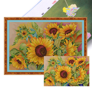 Spring Brand - Sunshine Date - 93*64CM 16CT 2 Stamped Cross Stitch Egyptian cotton