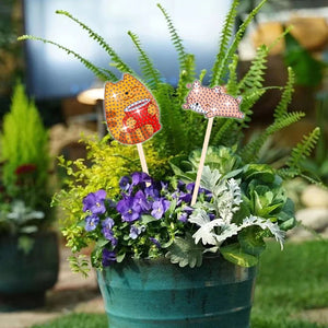 Cartoon Cat Garden Stake Animal Diamond Painting Art Craft Kits Craft Supplies