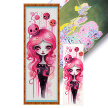 Load image into Gallery viewer, Huancan - Halloween Witch - 30*80CM 11CT 3 Stamped Cross Stitch
