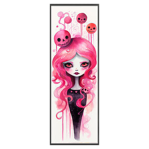 Huancan - Halloween Witch - 30*80CM 11CT 3 Stamped Cross Stitch