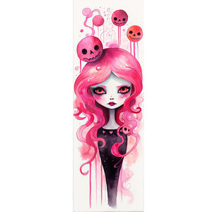 Huancan - Halloween Witch - 30*80CM 11CT 3 Stamped Cross Stitch