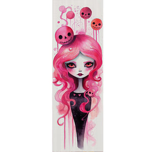 Huancan - Halloween Witch - 30*80CM 11CT 3 Stamped Cross Stitch