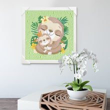 Load image into Gallery viewer, Easy Sloth Drawing 15*15CM(Canvas) Full Round Drill Diamond Painting
