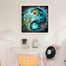 Load image into Gallery viewer, Yishu - Tai Chi - Beach Scenery - 45*45CM 11CT 3 Stamped Cross Stitch
