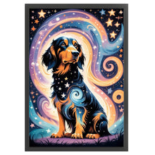 Load image into Gallery viewer, Yishu - Starlight Puppy - 40*60CM 11CT 3 Stamped Cross Stitch
