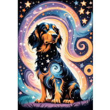 Load image into Gallery viewer, Yishu - Starlight Puppy - 40*60CM 11CT 3 Stamped Cross Stitch
