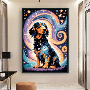 Yishu - Starlight Puppy - 40*60CM 11CT 3 Stamped Cross Stitch