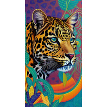 Load image into Gallery viewer, Yishu - Leopard - 40*70CM 11CT 3 Stamped Cross Stitch
