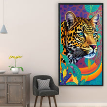 Load image into Gallery viewer, Yishu - Leopard - 40*70CM 11CT 3 Stamped Cross Stitch
