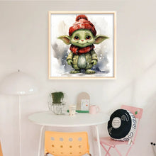 Load image into Gallery viewer, Yishu - Yoda - 50*50CM 11CT 3 Stamped Cross Stitch

