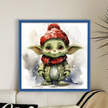 Load image into Gallery viewer, Yishu - Yoda - 50*50CM 11CT 3 Stamped Cross Stitch
