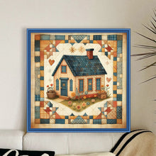 Load image into Gallery viewer, Yishu - Retro Cottage - 50*50CM 11CT 3 Stamped Cross Stitch

