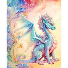 Load image into Gallery viewer, Yishu - Pterosaur Poster - 45*55CM 11CT 3 Stamped Cross Stitch

