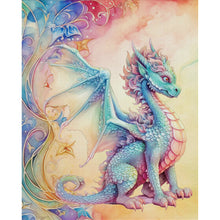 Load image into Gallery viewer, Yishu - Pterosaur Poster - 45*55CM 11CT 3 Stamped Cross Stitch
