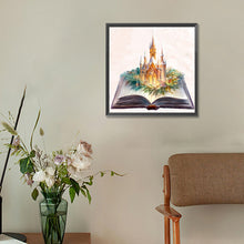 Load image into Gallery viewer, Castle In Book 30*30CM(Canvas) Full Round Drill Diamond Painting
