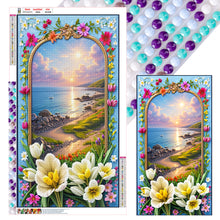 Load image into Gallery viewer, Beach 40*70CM(Canvas) Full Round Drill Diamond Painting
