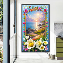 Load image into Gallery viewer, Beach 40*70CM(Canvas) Full Round Drill Diamond Painting
