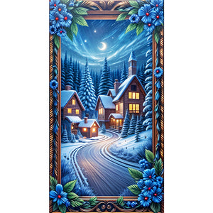 House 40*70CM(Canvas) Full Round Drill Diamond Painting