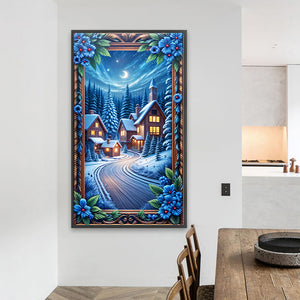 House 40*70CM(Canvas) Full Round Drill Diamond Painting