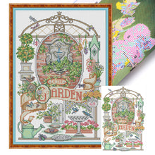 Load image into Gallery viewer, Joy Sunday - In The Garden - 29*44CM 14CT 2 Stamped Cross Stitch
