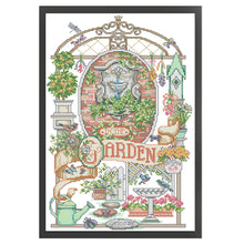 Load image into Gallery viewer, Joy Sunday - In The Garden - 29*44CM 14CT 2 Stamped Cross Stitch
