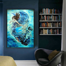 Load image into Gallery viewer, Huancan - Angel - 50*70CM 11CT 3 Stamped Cross Stitch
