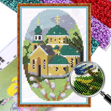 Load image into Gallery viewer, Four Seasons Cottage - 17*25CM 9CT Bead embroidery
