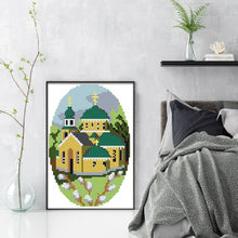 Load image into Gallery viewer, Four Seasons Cottage - 17*25CM 9CT Bead embroidery
