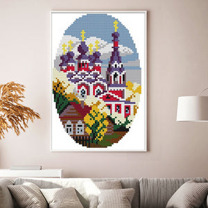 Four Seasons Cottage - 17*25CM 9CT Bead embroidery