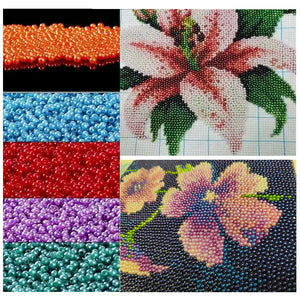 Four Seasons Cottage - 17*25CM 9CT Bead embroidery