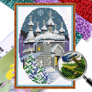 Four Seasons Cottage - 17*25CM 9CT Bead embroidery