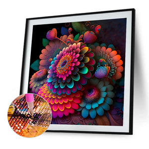 Dream Flower 40*40CM(Canvas) Full Round Drill Diamond Painting