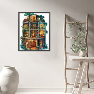 Magic Cottage 40*50CM(Picture) Full Round Drill Diamond Painting