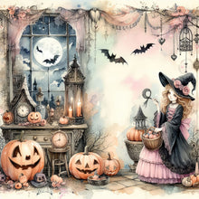 Load image into Gallery viewer, Pumpkin Girl 40*40CM(Canvas) Full Round Drill Diamond Painting

