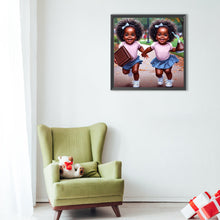 Load image into Gallery viewer, Girl 40*40CM(Canvas) Full Round Drill Diamond Painting
