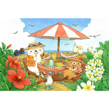 Load image into Gallery viewer, Cartoon Bear Diet 60*40CM(Canvas) Full Round Drill Diamond Painting
