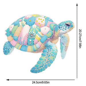 Acrylic Sea Turtle Desktop Diamond Painting Art Kits for Home Office Decor
