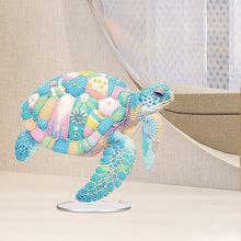 Load image into Gallery viewer, Acrylic Sea Turtle Desktop Diamond Painting Art Kits for Home Office Decor
